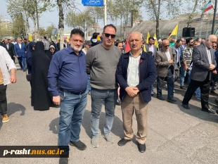 در آخرین جمعه ماه مبارک رمضان:
دانشگاهیان دانشگاه ملی مهارت استان گیلان در راهپیمایی روز جهانی قدس شرکت نمودند 5