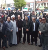 در آخرین جمعه ماه مبارک رمضان:
دانشگاهیان دانشگاه ملی مهارت استان گیلان در راهپیمایی روز جهانی قدس شرکت نمودند 8