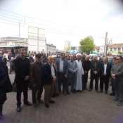 در آخرین جمعه ماه مبارک رمضان:
دانشگاهیان دانشگاه ملی مهارت استان گیلان در راهپیمایی روز جهانی قدس شرکت نمودند 10