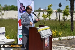 تجمع حمایت از مردم مظلوم غزه و فلسطین به همت بسیج دانشجویی دانشگاه ملی مهارت استان گیلان برگزار شد 5