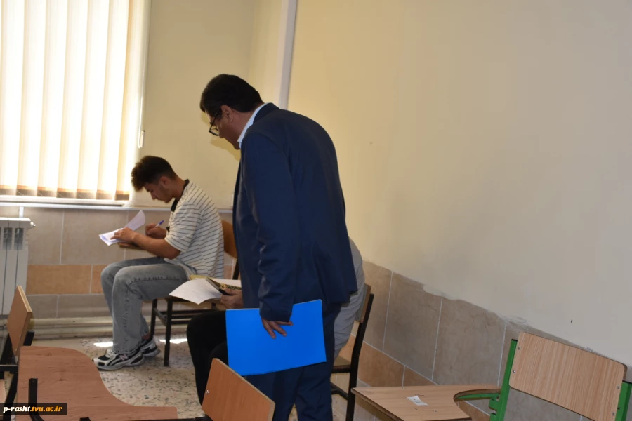بازدید نماینده نظارت ارزیابی دانشگاه ملی مهارت از ادامه فرآیند برگزاری آزمون های لغو شده نیمسال دوم واحد استانی گیلان دانشگاه ملی مهارت 5