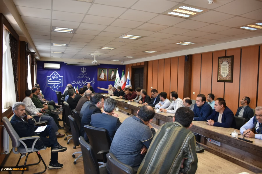 برگزاری شورای اداری دانشکده شهید چمران رشت واحد استانی گیلان با حضور سرپرست جدید دانشگاه ملی مهارت واحد استانی گیلان 3