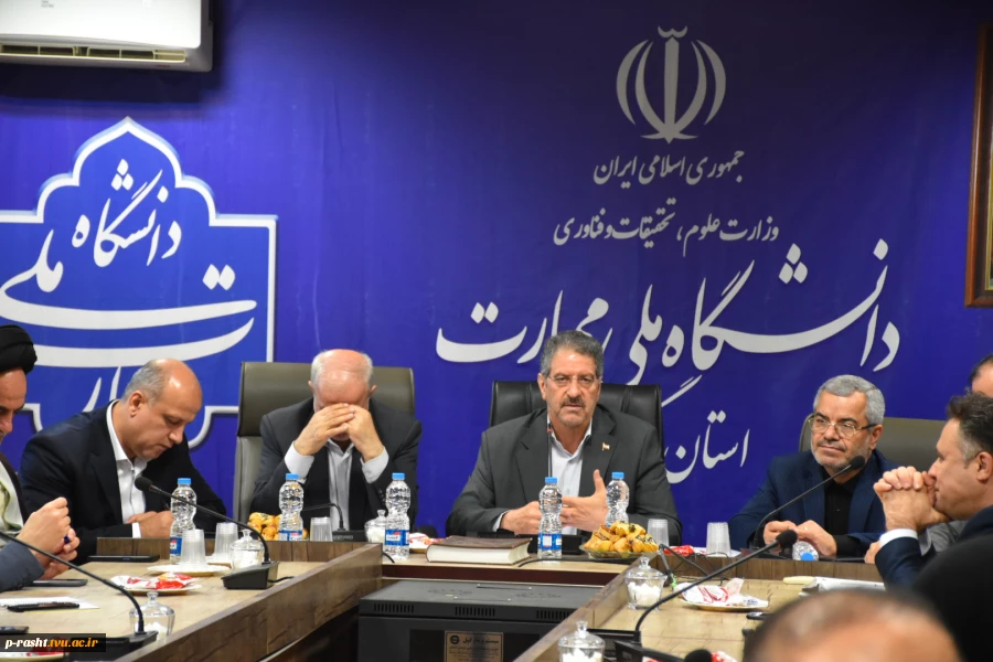 در سفر دو روز دکتر غلامرضا زمانی رئیس دانشگاه ملی مهارت از استان گیلان:
آغاز ساخت پروژه مجتمع کارگاهی و آزمایشگاهی دانشکده شهید چمران رشت با حضور استاندر گیلان و جمعی از نمایندگان مجلس و مسئولان و مقامات استانی و بازدید از تعدادی از واحد های هفتگانه دانش