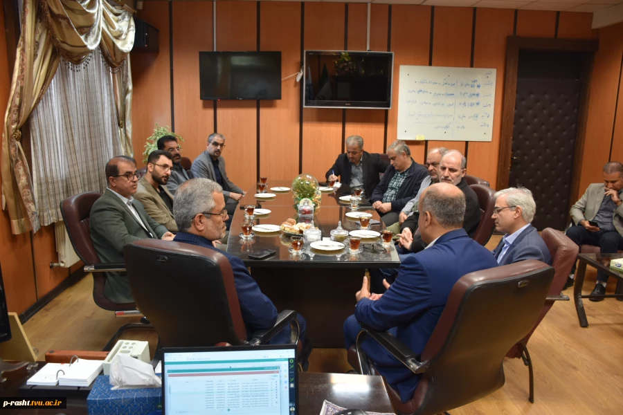 نشست هم اندیشی دکتر محمدرضا احمدی سنگری نماینده مردم شریف شهرستان رشت و خمام در مجلس شورای اسلامی با سرپرست دانشگاه ملی مهارت واحد استانی گیلان 3