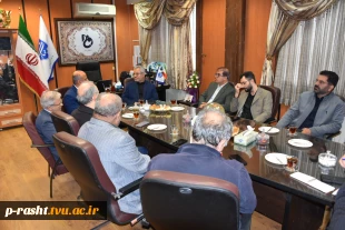 نشست هم اندیشی دکتر محمدرضا احمدی سنگری نماینده مردم شریف شهرستان رشت و خمام در مجلس شورای اسلامی با سرپرست دانشگاه ملی مهارت واحد استانی گیلان 4