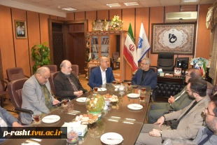 نشست هم اندیشی دکتر محمدرضا احمدی سنگری نماینده مردم شریف شهرستان رشت و خمام در مجلس شورای اسلامی با سرپرست دانشگاه ملی مهارت واحد استانی گیلان 5