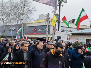 حماسه حضور دانشگاهیان دانشگاه ملی مهارت استان گیلان در راهپیمایی یوم الله روز قدس 11