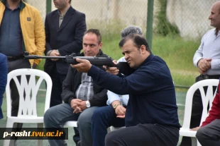 برگزاری مسابقه تیراندازی با تفنگ بادی پرسنل دانشکده شهید چمران رشت به مناسبت دهه کرامت و هفته آموزش 6