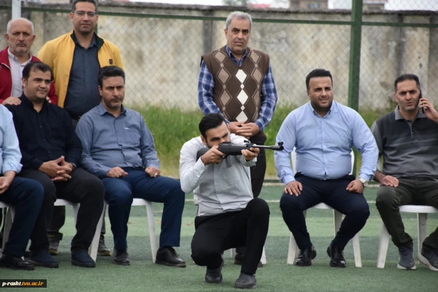 برگزاری مسابقه تیراندازی با تفنگ بادی پرسنل دانشکده شهید چمران رشت به مناسبت دهه کرامت و هفته آموزش 11