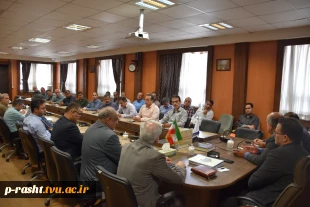 برگزاری شورای اداری با حضور مدیران کل برنامه بودجه و امور اداری دانشگاه ملی مهارت کشور با کارکنان دانشگاه ملی مهارت در استان گیلان 6